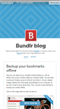 Mobile Screenshot of blog.bundlr.com